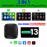 Wireless CarPlay Android Auto AI Box for Universal Vehicles