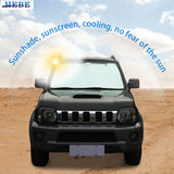 Aluminum Window Sunshade Kit for Suzuki Jimny 07-17 Car Interior Accessory HEBE