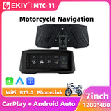 7" Android Head Unit TPMS GPS for Universal Motorcycle Android Head Unit EKIY