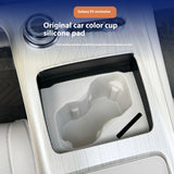 For Geely EX5 Galaxy E5 2024 2025 2026 Car Central Control Water Cup Silicone Pad Anti-Slip Dirt-Resistant Car Interior Car I