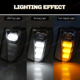 LED DRL Fog Lights with Turn Signal for Prius 2012-2015 LED Ambient Light MAGIC COLORM