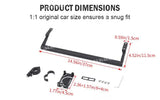 Center Control Phone Holder for Jeep Wrangler JL 2024 Car Interior Accessory HEBE