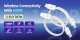Wireless HDMI 1080P Adapter for Laptop TV Projector Car Interior Accessory AKAMATE