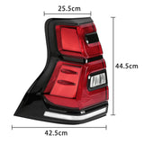 LED Tail Light Assembly for Toyota Prado 2018-2020 Car Interior Accessory MAGIC COLORM