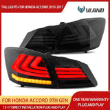 LED Tail Lights Sequential Signal Honda Accord 13-17 Car Interior Accessory Vland