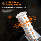 High Power LED Strobe Warning Light for Universal Trucks Car Interior Accessory MAGIC COLORM