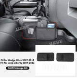 Shift Storage Organizer Bag for Dodge Nitro 2007-2012 Car Interior Accessory HEBE