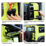 Tailgate Rack Ladder for Suzuki Jimny 2019-2025 Car Interior Accessory HEBE