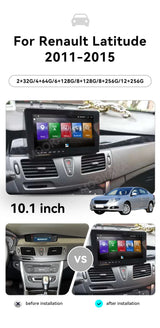 10.1" Android 14 Navigation System for Renault Latitude 2011–2015 Android Head Unit Aotsr
