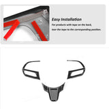 Steering Wheel Trim ABS Cover for Chrysler 300C 2015+ Car Interior Accessory HEBE
