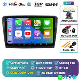2K Android 15 Head Unit for Skoda Rapid and Seat Toledo