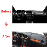 Luxury Plush Dashboard Cover for Audi A4 S4 RS4 2009–2016 Dashboard Mat CATUSIKI