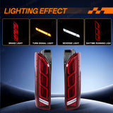 Smoked LED Tail Lights for Toyota Hiace 2005-2018 LED Ambient Light MAGIC COLORM