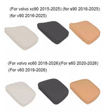 Leather Armrest Pad Heightener for Volvo XC60 S90 Car Interior Accessory LINGLUYANG