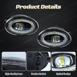 LED Fog Lights with DRL for Honda Accord 2008-2012 Car Interior Accessory MAGIC COLORM