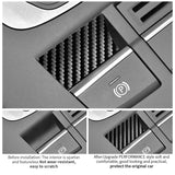 Handbrake Button Knob Trim Sticker for Audi 8V A3 S3 (2014-2019) Anti Scratch Carbon Fiber Car Interior Accessory OEM