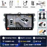 9-Inch 2K QLED Android Head Unit for Toyota Corolla 2007–2013