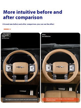 For Leopard 8 Car Steering Wheel Cover Protector Anti-Slip Grip Accessory Car Interior Accessory OEM