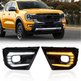 Front Bumper DRL with Turn Signal for Ford Ranger Car Interior Accessory MAGIC COLORM Wildtrak