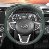 Perforated Leather Wheel Cover for Perodua Myvi