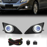 Angel Eyes Fog Lamp DRL for Toyota Corolla Altis 2008-2010