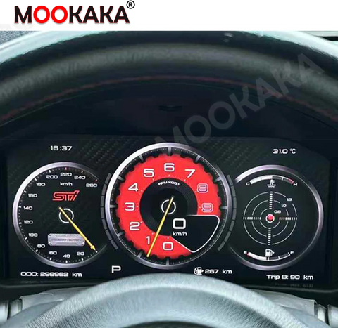 12.3-inch Digital Instrument Cluster for Toyota 86 Subaru BRZ Android Head Unit Aotsr