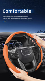 Suede Steering Wheel Cover for GMC Sierra Yukon