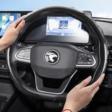 Steering Wheel Cover Snap-On Wave for Proton Car Interior Accessory Hocasen