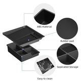 Chevy Silverado EV 2024-2026 Center Console Storage Box Tray Double-layer Organizer Accessories Tidying ABS 2PCS Car Interior