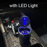 For Jetour Traveller T2 Car LED Ashtray Metal Liner Cigarette Ash Garbage Organizer Cup Holder Auto Interior Accessories Car