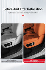 For Li Lixiang L7 L8 L9 2022 2023 Car seat adjustment On both sides Anti kick pad protective sticker for lixiang Car Interior