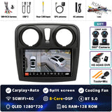 2K QLED Android Head Unit for Renault Sandero Logan 2 2014–2019