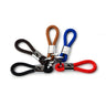 Premium PU Leather Braided Car Keychain Universal