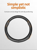 Steering Wheel Cover Ultra-Thin Leather Dacia Duster Car Interior Accessory Hocasen