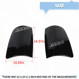 Tail Light Cover Black ABS For Dodge RAM 1500 2009-2017