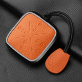 8 Button Aluminum Alloy Goatskin Car Key Case Cover for Zeekr X 001 009 2022 2023