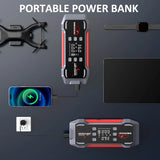 Car Jump Starter With Air Compressor Jump Starter Power Bank Portable Battery Starter 150PSI Air Pump With LED Light Jump Sta