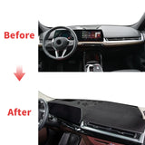Leather Dashboard Cover Mat for BMW X1 X2 2023–2026 Dashboard Mat OEM
