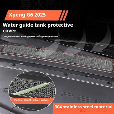 Xpeng G6 Car Water Channel Protection Cover Accessories Car Interior Mouldings Xpeng