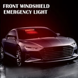 Universal 9 LED Strobe Warning Light Dashboard LED Ambient Light MAGIC COLORM