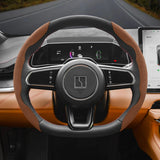 Suede Steering Wheel Cover Anti-Slip for Zeekr