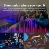 Universal RGB LED Ambient Lighting Kit with App Control LED Ambient Light OEM