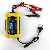 Battery Repair LCD Display 6A 12V Intelligent Car Battery Charger Car and Motorcycle Battery Charging Unit Lead-Acid
