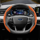 Segmented Suede Steering Cover for Ford Focus