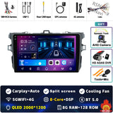 9-Inch 2K QLED Android Head Unit for Toyota Corolla 2007–2013