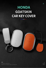 Aluminum Alloy Goatskin Car Key Case Cover for Honda Civic 11th 2022 Car Interior Accessory OEM