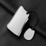 Aluminum Alloy Goatskin Car Key Case Cover For Lexus