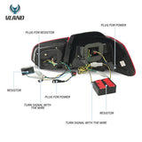Vland LED Tail Lights Sequential Signal Golf 08-14 Car Interior Accessory Vland