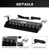 Universal 9 LED Strobe Warning Light Dashboard LED Ambient Light MAGIC COLORM