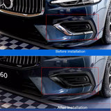 Black Mesh Fog Light Trim for Volvo S60 2020-2025 Car Interior Accessory LINGLUYANG